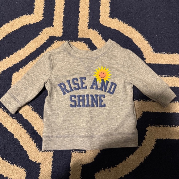 Infant Grey Long sleeve Top 0-3 months - Picture 4 of 4